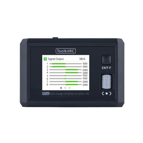 Hot ToolkitRC M7AC 100W AC / 300W Input XT60 XT30 Output 2-6S Lithium Battery Balance Charger for Model Aircraft Drone Charge